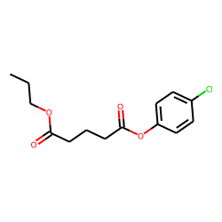 Glutaric acid, 4-chlorophenyl propyl ester