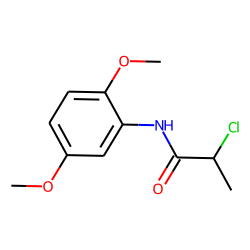 Propanamide, N-(2,5-dimethoxyphenyl)-2-chloro-