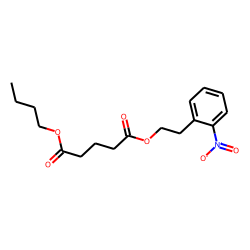 Glutaric acid, butyl 2-(2-nitrophenyl)ethyl ester