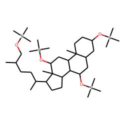 24-Nor-5«beta»-cholestane-3«alpha»,7«alpha»,12«alpha»,25-tetrol, TMS