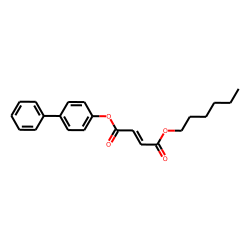 Fumaric acid, hexyl 4-phenylphenyl ester