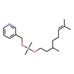 «beta»-Citronellol, picolinyloxydimethylsilyl ether