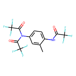 2-Methylbenzene-1,4-diamine, tris(trifluoroacetyl)-, isomer 2