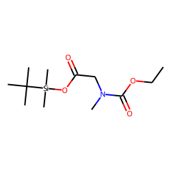 Sarcosine, ethoxycarbonylated, TBDMS