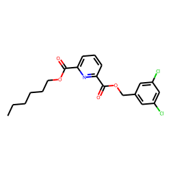 2,6-Pyridinedicarboxylic acid, 3,5-dichlorobenzyl hexyl ester