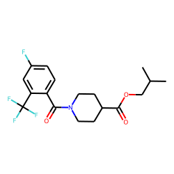 Isonipecotic acid, N-(4-fluoro-2-trifluoromethylbenzoyl)-, isobutyl ester