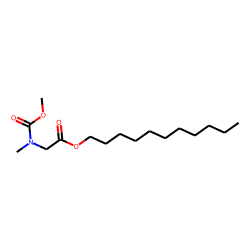 Glycine, N-methyl-N-methoxycarbonyl-, undecyl ester