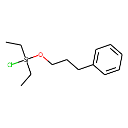 Silane, chlorodiethyl(3-phenylpropoxy)-