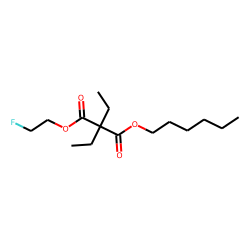 Diethylmalonic acid, 2-fluoroethyl hexyl ester