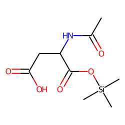 N-Acetylaspartic acid, mono-TMS