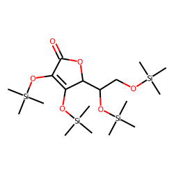 erythro-Hex-2-enono-1,4-lactone, TMS