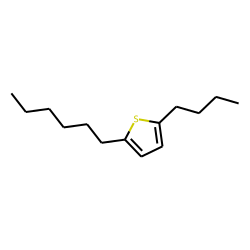 Thiophene, 2-butyl-5-hexyl-