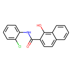 1-Hydroxy-2-(o-chloro) naphthanilide