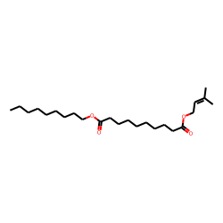 Sebacic acid, 3-methylbut-2-enyl nonyl ester