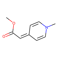 Acetic acid, (1-methyl-4(1H)-pyridinylidene)-, methyl ester