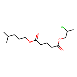 Glutaric acid, 2-chloropropyl isohexyl ester