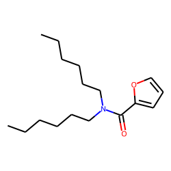 Furan-2-carboxamide, N,N-dihexyl-