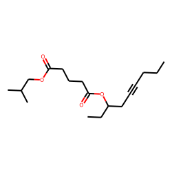 Glutaric acid, isobutyl non-5-yn-3-yl ester