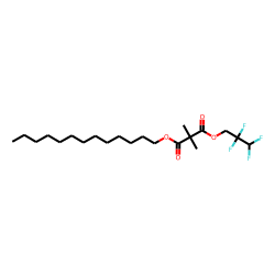 Dimethylmalonic acid, 2,2,3,3-tetrafluoropropyl tridecyl ester