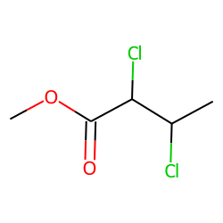 Butanoic acid, 2,3-dichloro-, methyl ester, threo