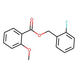 2-Methoxybenzoic acid, 2-fluorobenzyl ester