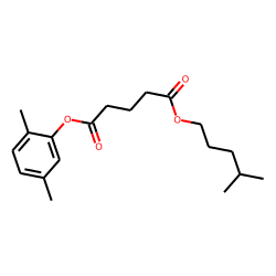 Glutaric acid, 2,5-dimethylphenyl isohexyl ester