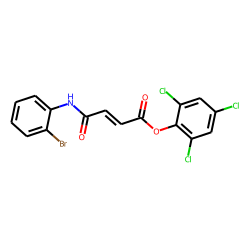 Fumaric acid, monoamide, N-(2-bromophenyl)-, 2,4,6-trichlorophenyl ester