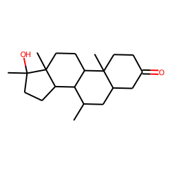 17-«beta»-Hydroxy-7-«alpha»,17-«alpha»-dimethyl-5-«beta»-androstan-3-one