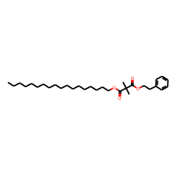 Dimethylmalonic acid, octadecyl 2-phenethyl ester