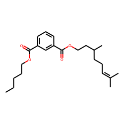 Isophthalic acid, 3,7-dimethyloct-6-enyl pentyl ester