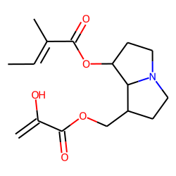 7-Tigoyl-9-(hydroxypropenoyl) retronecine