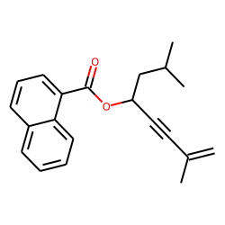 1-Naphthoic acid, 2,7-dimethyloct-7-en-5-yn-4-yl ester