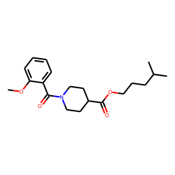 Isonipecotic acid, N-(2-methoxybenzoyl)-, isohexyl ester