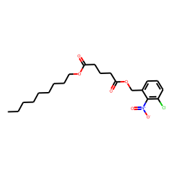 Glutaric acid, 2-nitro-3-chlorobenzyl nonyl ester