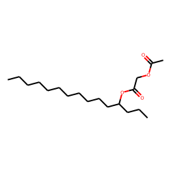 Acetoxyacetic acid, 4-pentadecyl ester
