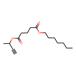 Glutaric acid, but-3-yn-2-yl heptyl ester