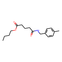 Glutaric acid, monoamide, N-(4-methylbenzyl)-, butyl ester