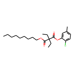 Diethylmalonic acid, 2-chloro-5-methylphenyl nonyl ester
