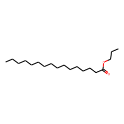 Hexadecanoic acid, propyl ester