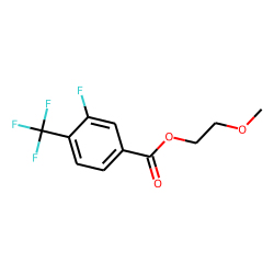 3-Fluoro-4-trifluoromethylbenzoic acid, 2-methoxyethyl ester