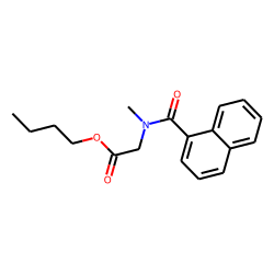 Sarcosine, N-(1-naphthoyl)-, butyl ester