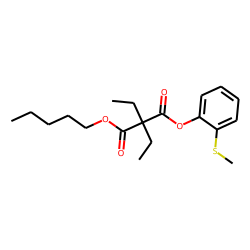 Diethylmalonic acid, 2-methylthiophenyl pentyl ester
