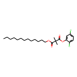 Dimethylmalonic acid, 2,5-dichlorophenyl tridecyl ester