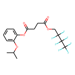 Succinic acid, 2-isopropoxyphenyl 2,2,3,3,4,4,4-heptafluorobutyl ester