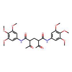 Alpha,alpha'-diacetyl-3,3',4,4',5,5',-hexamethoxy-glutaranilide
