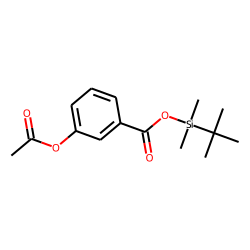 Benzoic acid, 3-acetyloxy-, tert.-butyldimethylsilyl ester