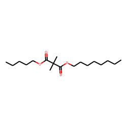 Dimethylmalonic acid, octyl pentyl ester