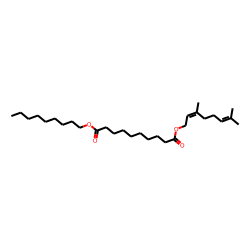 Sebacic acid, geranyl nonyl ester