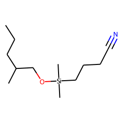 2-Methyl-1-pentanol, (3-cyanopropyl)dimethylsilyl ether