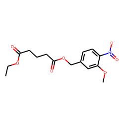Glutaric acid, 3-methoxy-4-nitrobenzyl ethyl ester